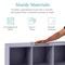 Best Choice Products 6-Cube Bookshelf, 13.5in Display Storage System, Organizer w/ Removable Back Panels